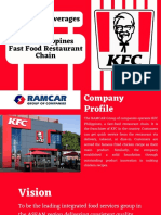 Food and Beverages KFC Fast Food Restaurant Chain