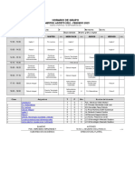 Horario de Grupo: Semestre: Agosto 2022 - Febrero 2023