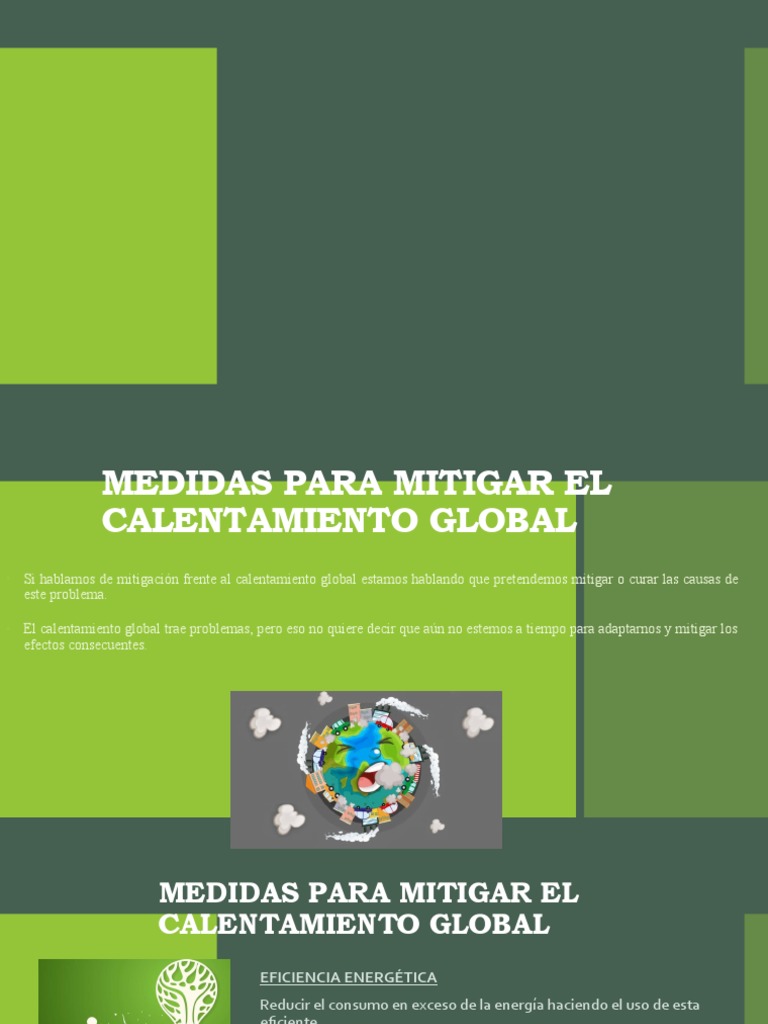 Mitigar El Calentamiento Global Parte 1 | PDF