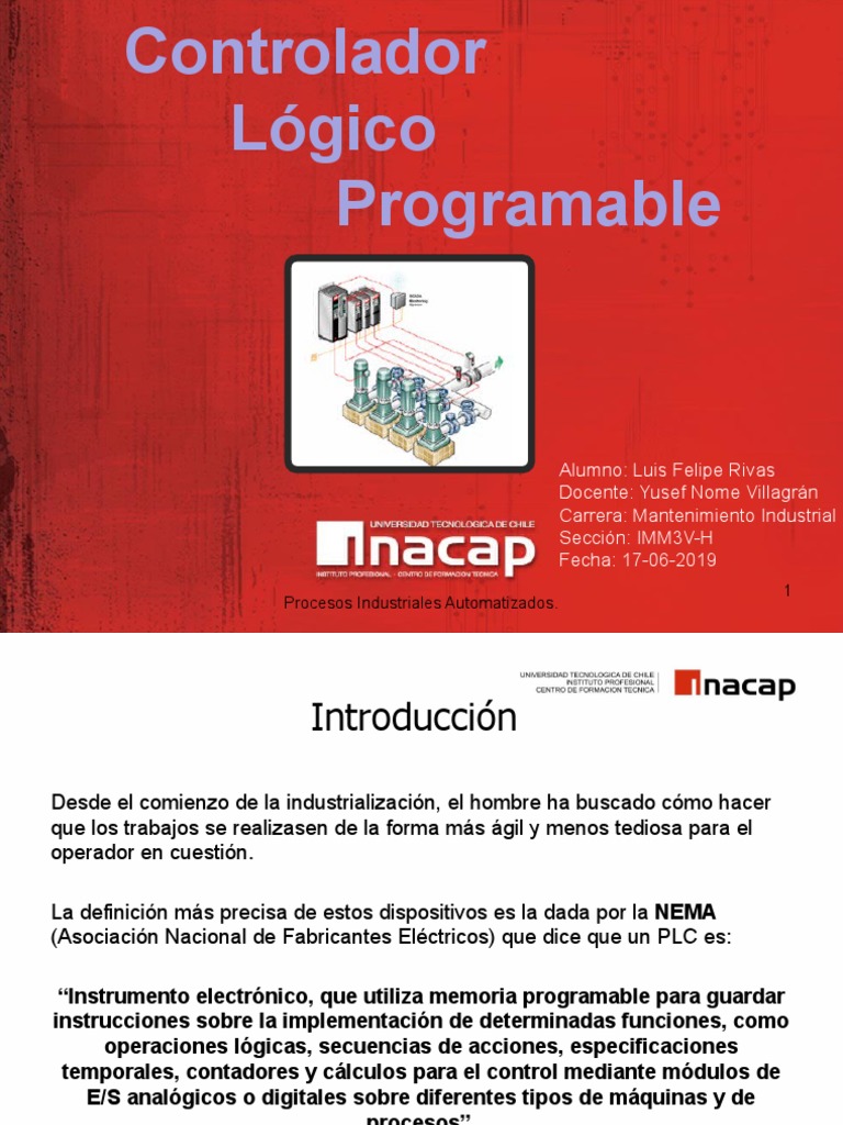 1 Procesos Industriales Automatizados | PDF | Controlador lógico ...