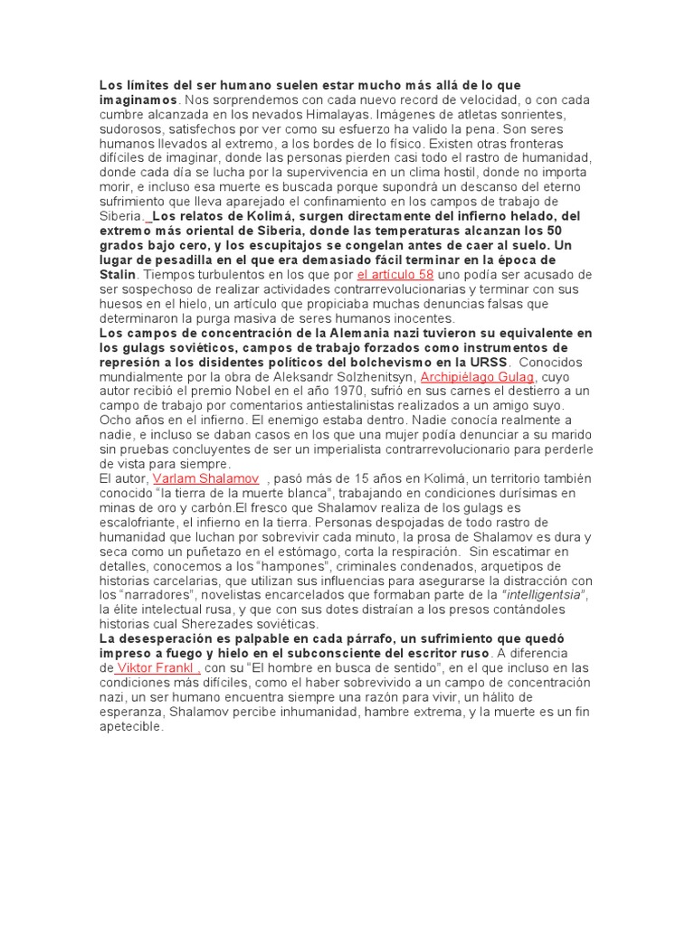 El Artículo 58 | PDF | Gulag