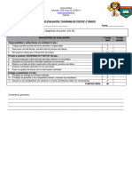 Pauta de evaluación diagrama de puntos 4° básico