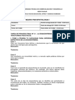 TAREA DE PROCESO FINAL No 3.1 - LA ESQUIZOFRENIA Y OTROS