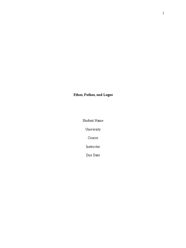 Ethos, Pathos, and Logos in Ads | PDF