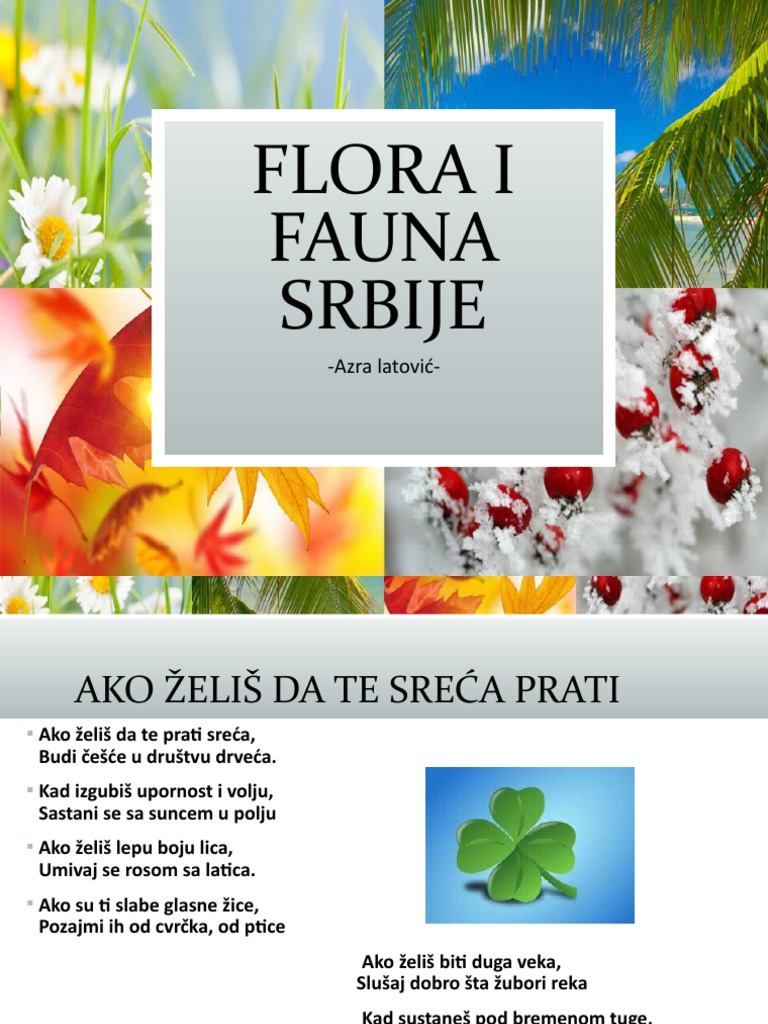Flora I Fauna Srbije | PDF