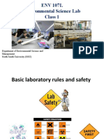 Lecture 1 - Introduction To Environmental Science Lab