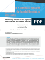 Consumo sustancias y violencia filioparental adolescentes