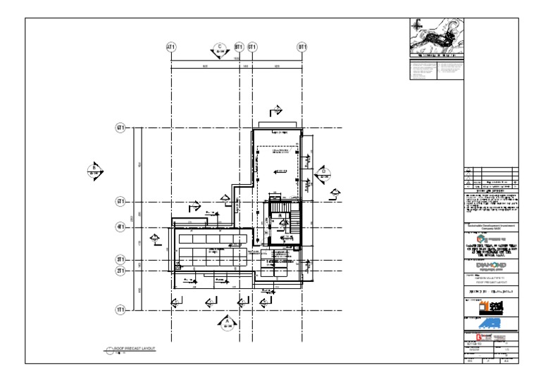 Garden Villa Type1 Roof Floor Precast Panel Layout PDF Building Technology Real Estate