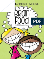 Brain: An Enrichment Freebie!