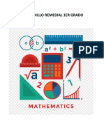 1° MATEMATICAS- CUADERNILLO  REMEDIAL - DOCENTE