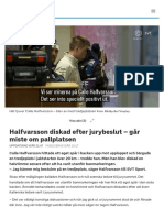 Halfvarsson Diskad Efter Jurybeslut - Går Miste Om Pallplatsen - SVT Sport
