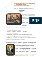 2. PRECURSORES DE LA EMANCIPACIÓN DE LAS COLONIAS ESPAÑOLAS,INDEPENDENCIA LATINOAMERICANA