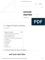 9 - Types of Tests On Bricks - Civil Lead