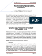 6 Detecção e Descarte de Erros Grosseiros Obtidos Na Estimação de Estado em Linhas de Transmissão