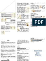 Labores domésticas y posturas ergonómicas