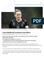 Lisa Dahlkvist Avslutar Karriären - SVT Sport1