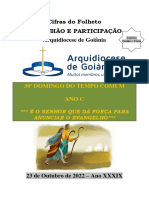 Cifras Do Folheto Comunhão E Participação Arquidiocese de Goiânia
