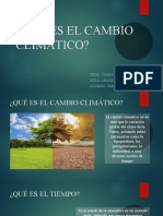 Exposición Cambio Climático