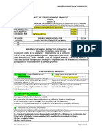 Acta de Constitución Del Proyecto