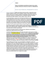 Aparatos Eléctricos Y Electrónicos. Problemática de Su Gestión