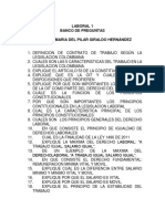 Banco de Preguntas Examen Final Laboral Individual - Junio 2020