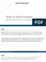 Računarski Fakultet: Point-to-Point Protocol