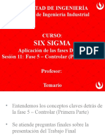 Sesión 11 - Six - Sigma - Controlar