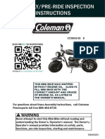 Coleman Mini Bike Assembly