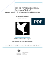 The Power of Powerlessness: The Life and Work of Merlie "Milet" B. Mendoza of The Philippines