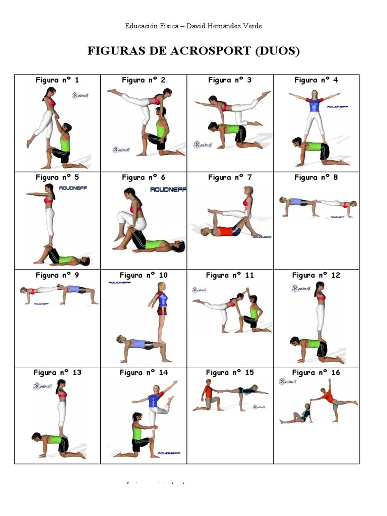 Figuras de Acrosport para Educação Física | PDF