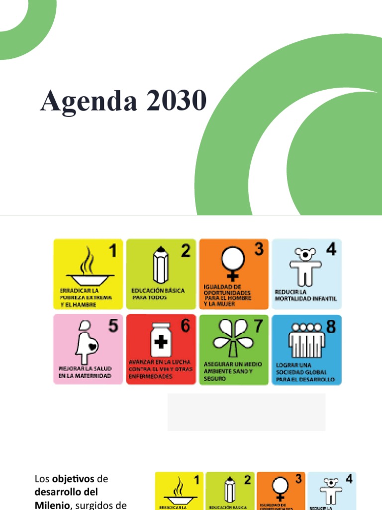 Objetivos de la Agenda 2030 Sostenible | PDF