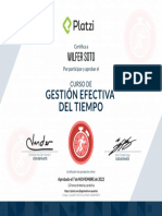 Diploma Gestion Tiempo