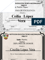 Diploma o Certificado de Estudios para Graduación