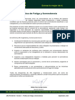 JRC-PO-SIG-03 Política de Fatiga y Sonnolencia V.1