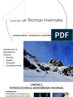 Clase 1 - Introducción Al Montañismo Invernal
