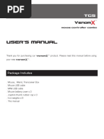 VenomX User's Manual TGS