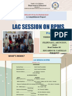 RPMS LAC EsP Dept Accomplishment Report