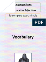 Comparative Adjectives - Animals