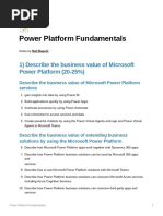 Power Platform Fundamentals (PL-900)