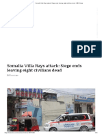 Somalia Villa Rays Attack - Siege Ends Leaving Eight Civilians Dead - BBC News