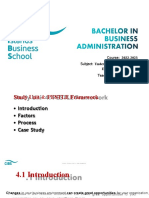 Understanding Business - SU4 PESTLE Framework Analysis