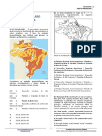 Relevo Brasileiro - Exercícios