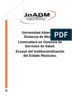 Institucionalización de Mexico