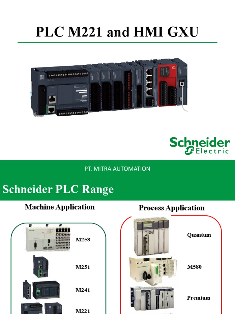 PLC M221 and HMI | PDF | Programmable Logic Controller | Computer ...