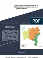 LITOLOGIA INFLUENCIA NA DENSIDADE VEGETATIVA