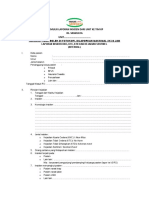 Formulir Laporan Insiden KPC, KTC, KNC, Sentinel Dari Unit Ke Tim KP