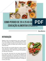 Plano Alimentar - 20kg-25kg