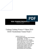 Tata Tempat Handout