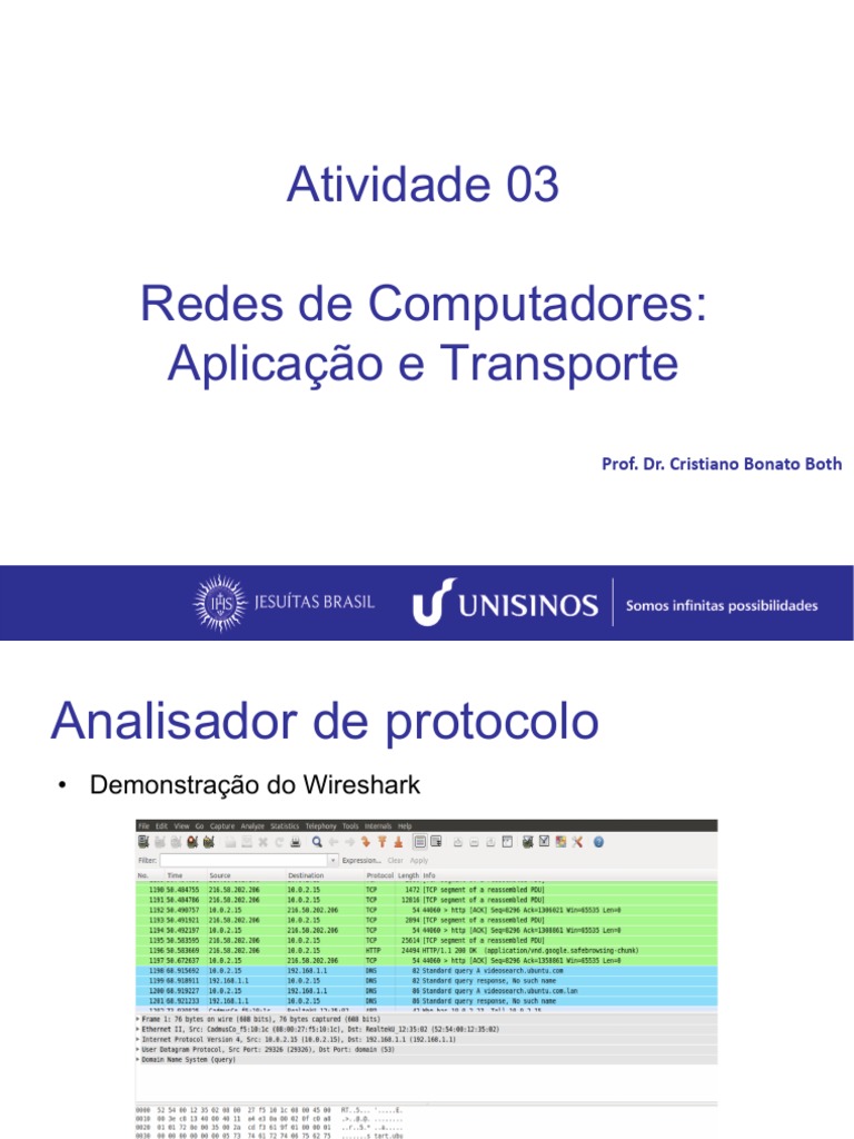 Exercícios Práticos de HTTP com Wireshark | PDF | Protocolo de ...