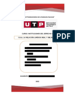 La Relación Jurídica Real y Obligatoria - Casos Hipoteticos